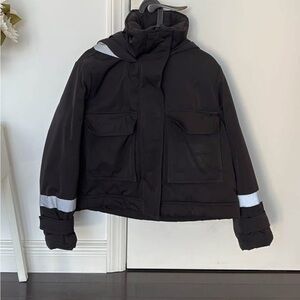 Zara Black Jacket with Gray Accents